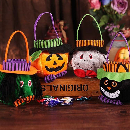 Candy Bag Halloween Pumpkin Pattern