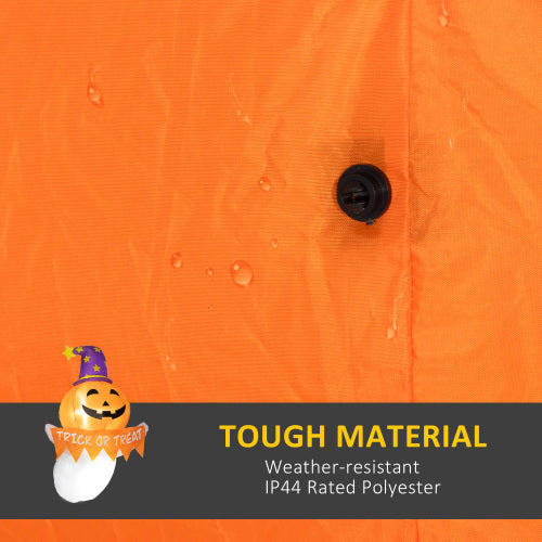 Inflatables Window Sticker Ghost With Orange Face