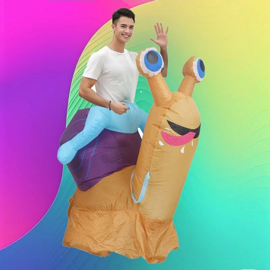 Riding Snail Inflatable Costume