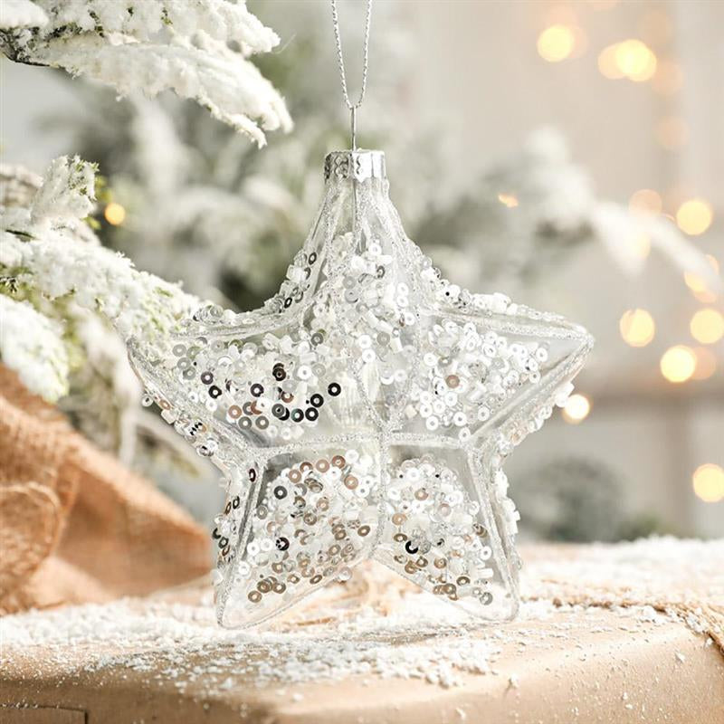 Transparent Christmas Hanging Ball Pendant