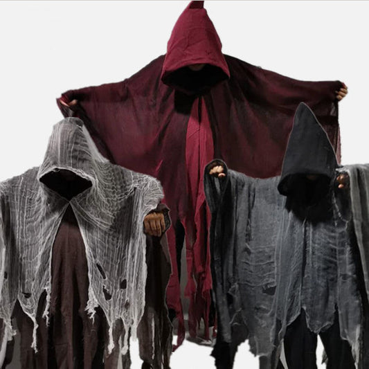 Cloak Cos Zombie Clothing Skull Cloak Props