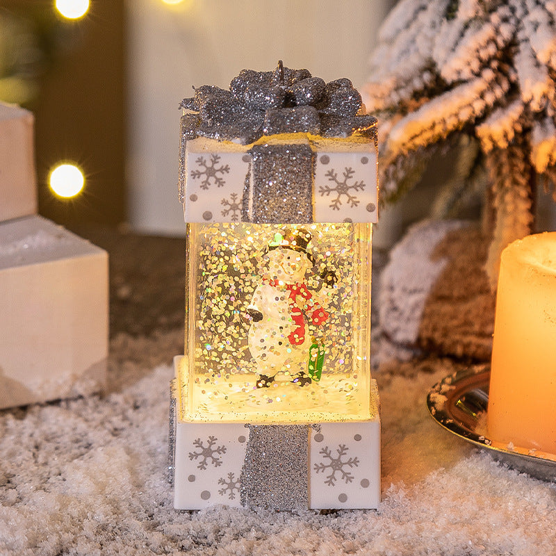 Crystal Christmas Gift Box Lights