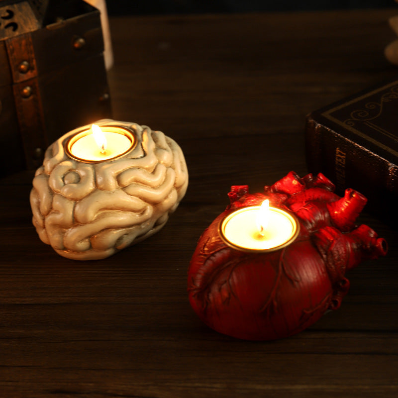 Halloween Heart Candlestick