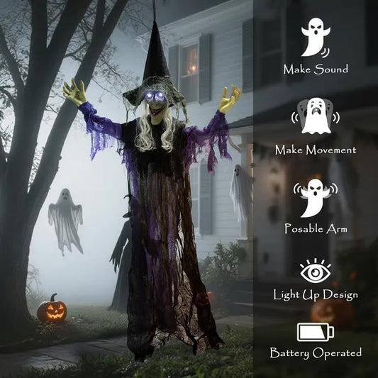Life Size Hanging Witch