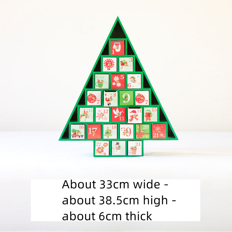 Christmas wooden calendar