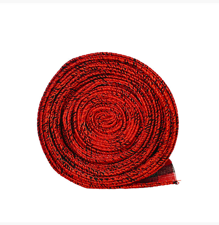 Black And White Red Lattice Ribbon