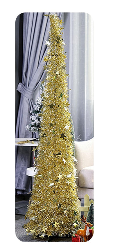 Tinsel Up Christmas Tree