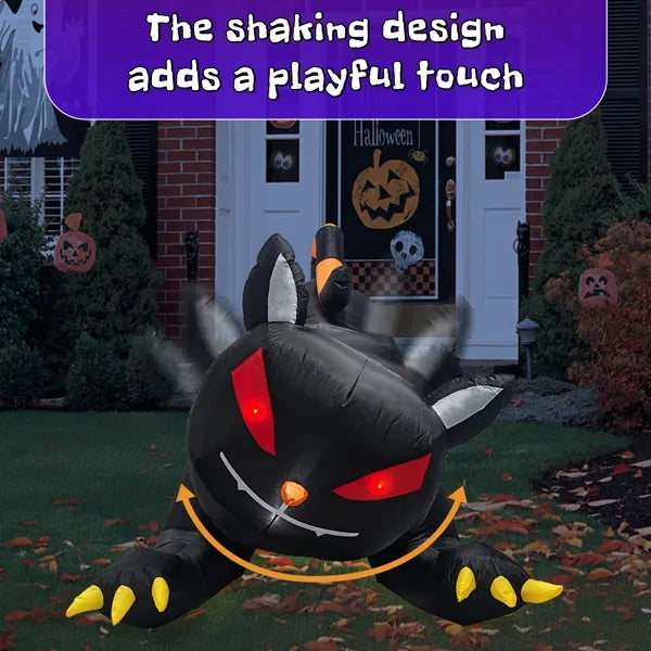 Black Cat With Shakable Head