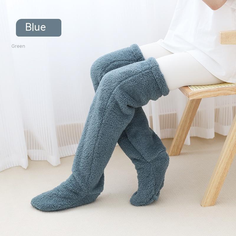 Over Knee High Winter Fuzzy Long Socks