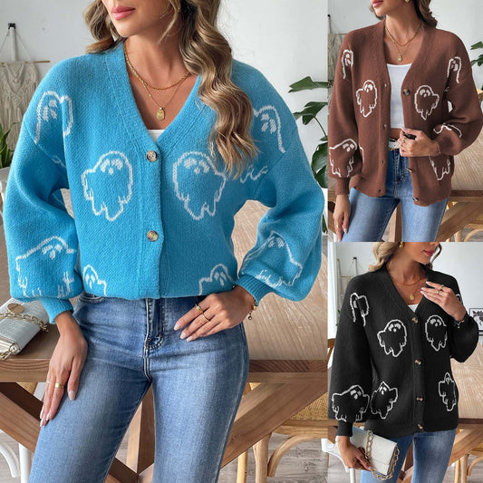 Halloween Sweater Coat