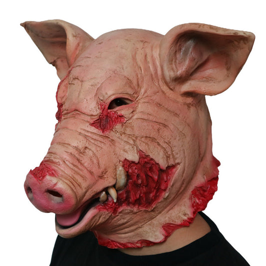 Rotten Face Pig Head Mask