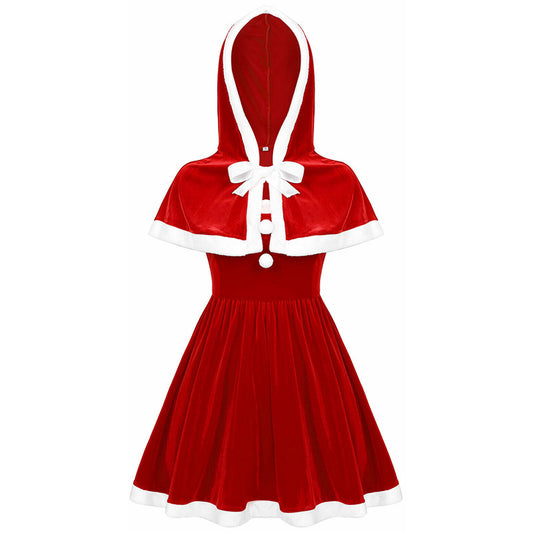 Hooded Cape Christmas costume
