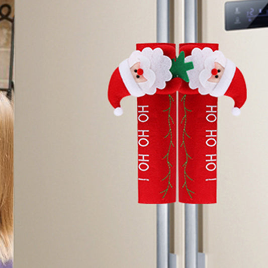 Christmas Refrigerator Handle Set