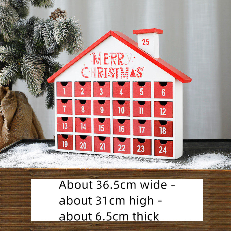 Christmas wooden calendar