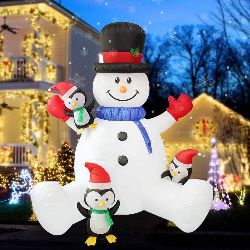 A Inflatable Christmas Bear