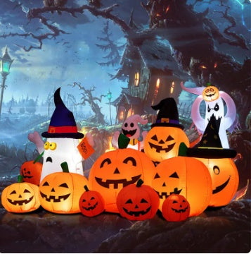 Ghost With Pumpkin Slices