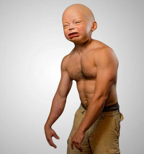 Angry Baby Face Mask