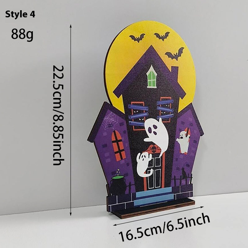 Wooden Retro Halloween Decoration
