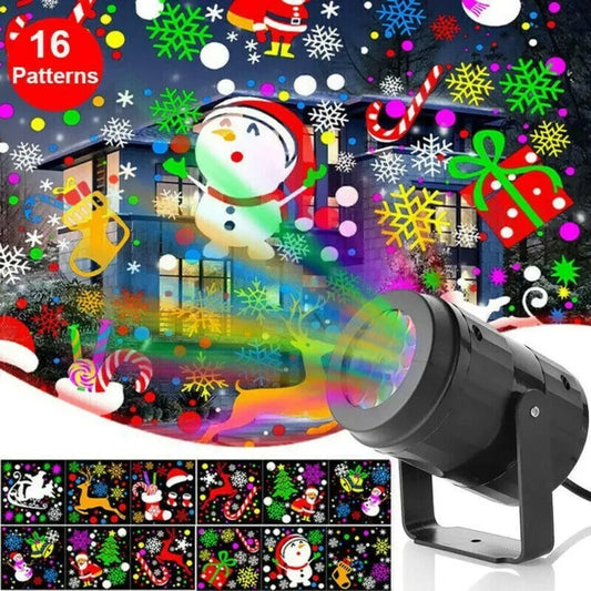 Christmas Party Lights Snowflake Projector Light Led
