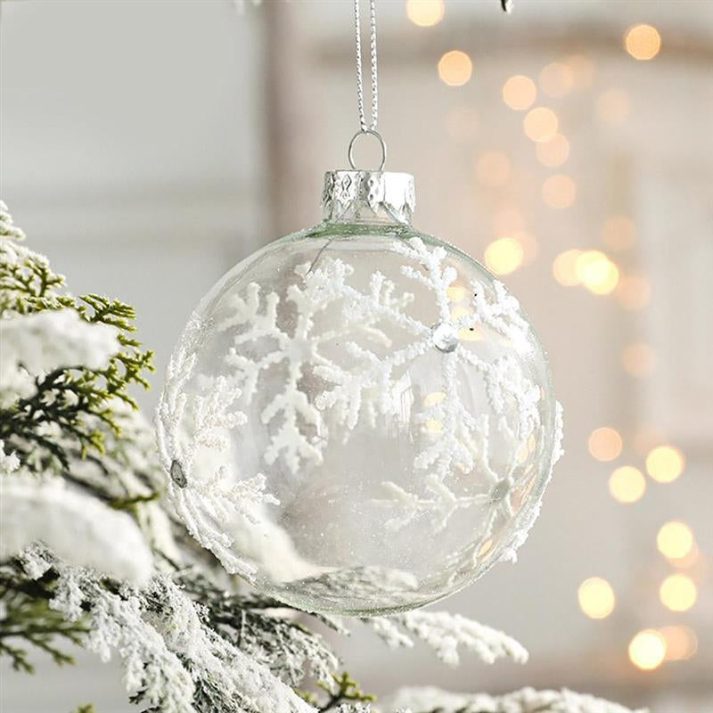 Transparent Christmas Hanging Ball Pendant