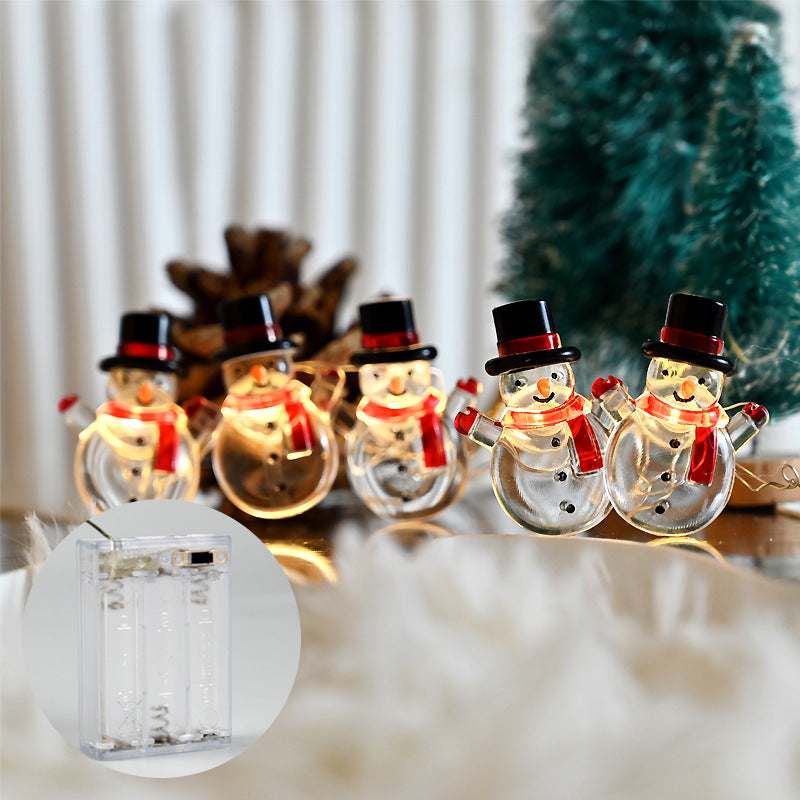 Snowman Modeling Decorative String Lights