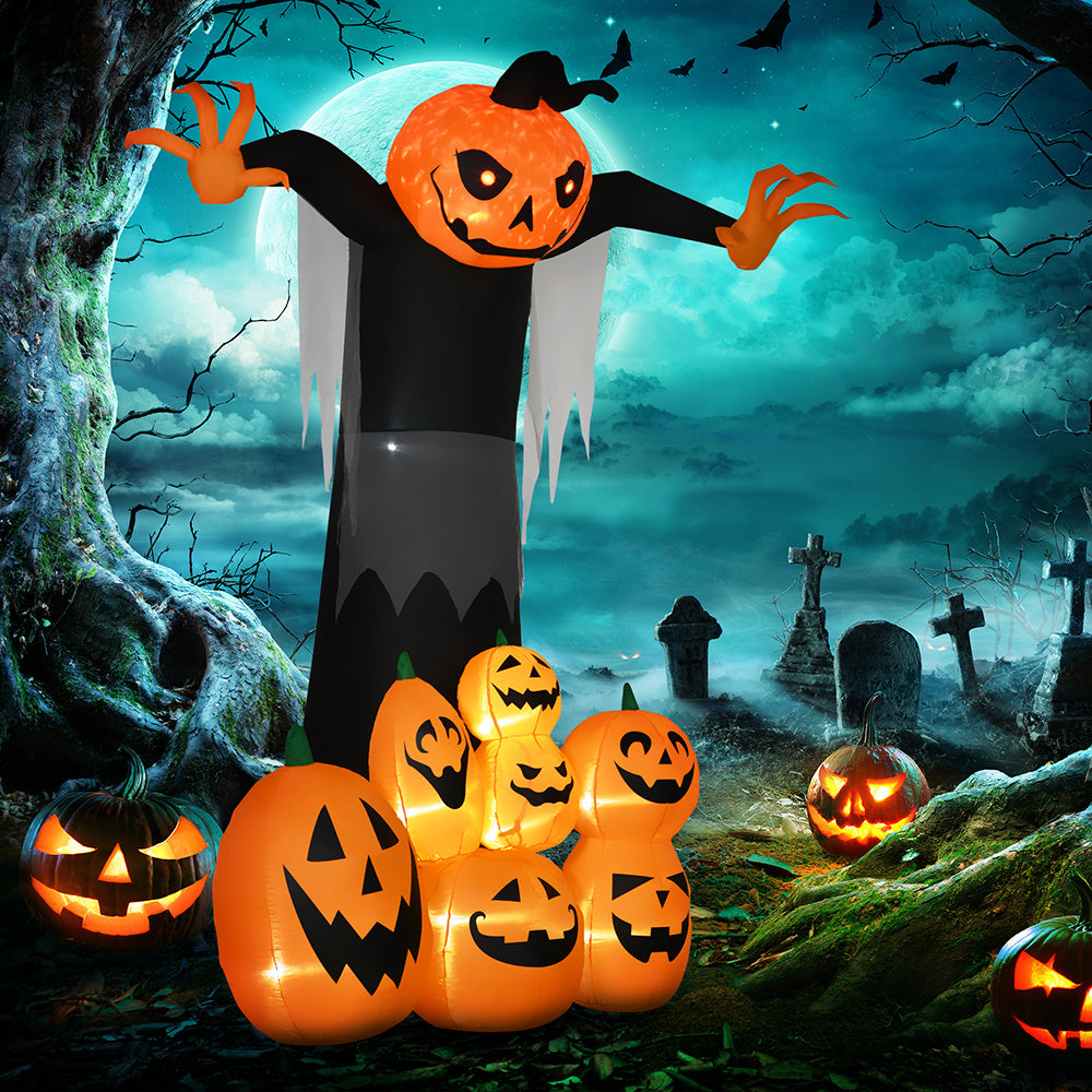 Pumpkin Ghost With Patch