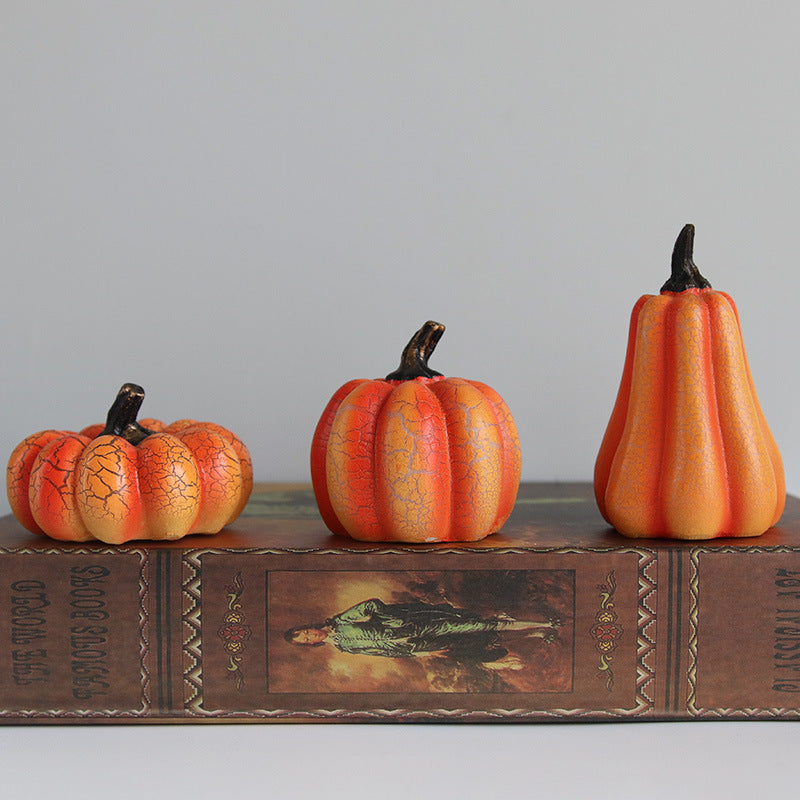 Halloween Pumpkin Lantern Candle Lamp