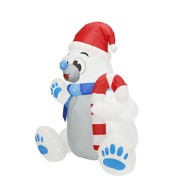 Christmas Inflatable Dog Lighting