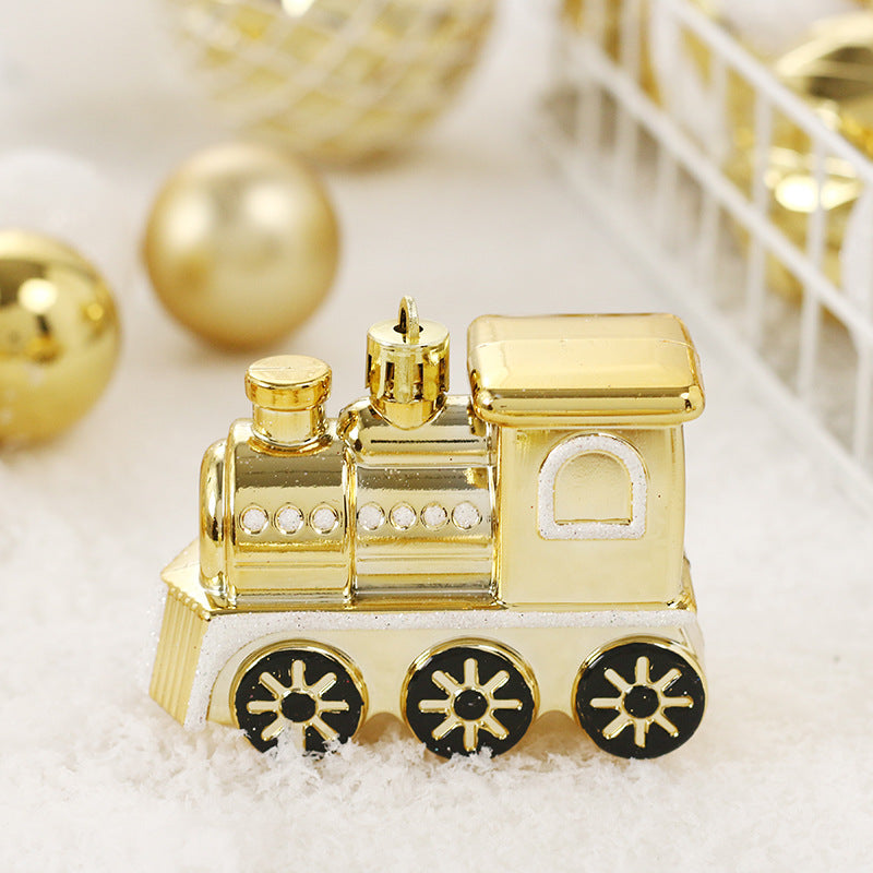 Platinum Painted Christmas Ball Set
