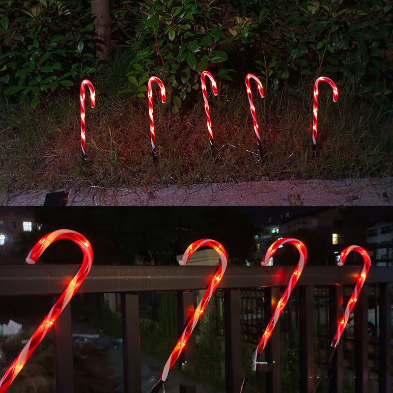 Solar Powered Cane String Lights