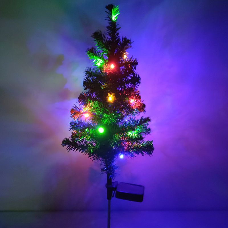 Solar Christmas Tree Lamp Garden