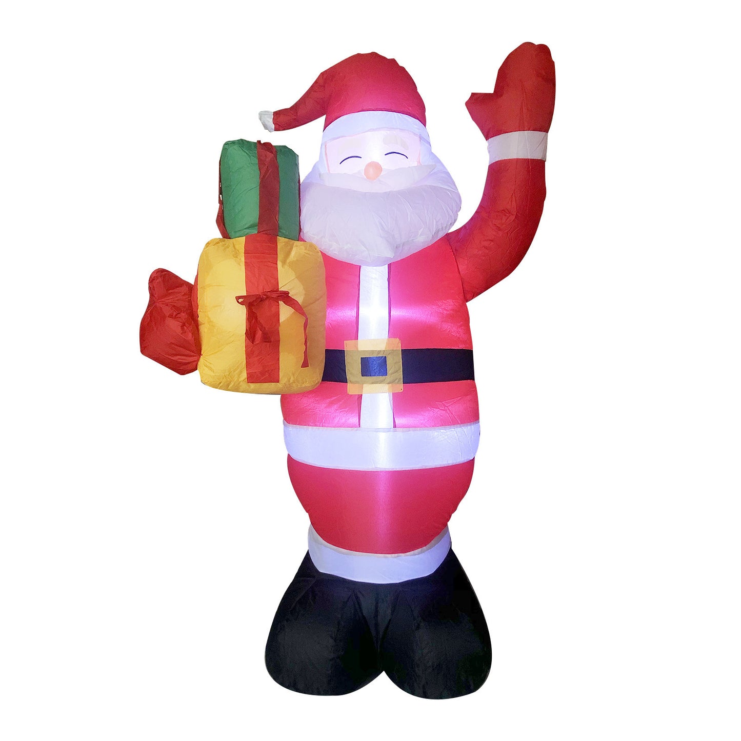 Glowing Santa Snowman Inflatable Doll