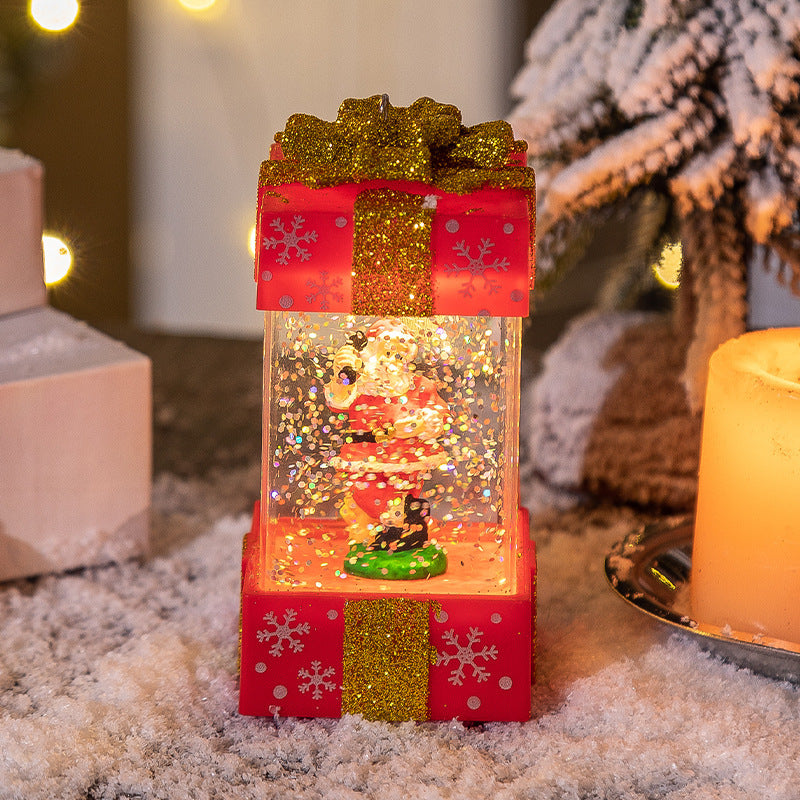 Crystal Christmas Gift Box Lights