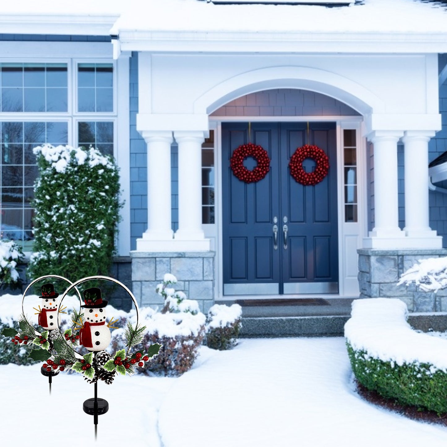 Hardware Christmas Tree Snowman Place Lights
