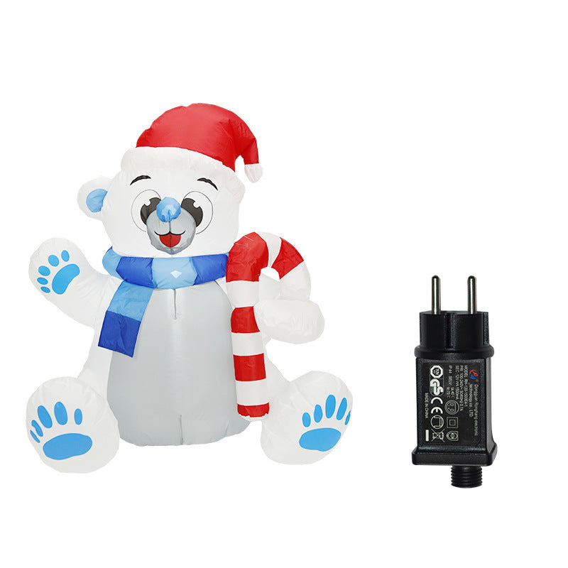 Christmas Inflatable Dog Lighting