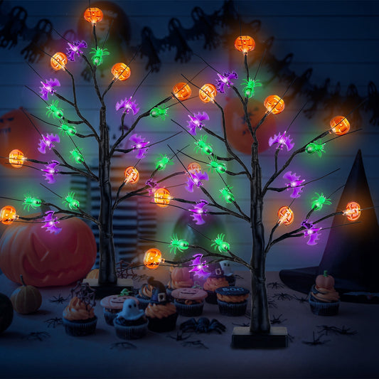 2Pack 1.97FT Lighted Halloween